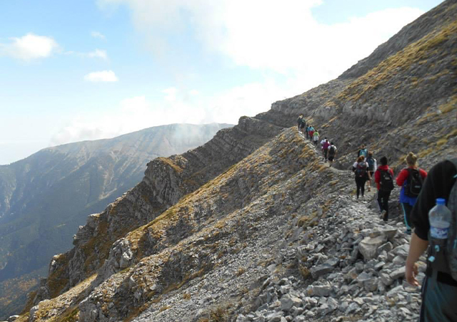 Mount Olympus: Hiking up Mount Olympus, the highest mountain in Greece